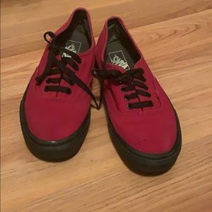 Good Used Condition Red Vans